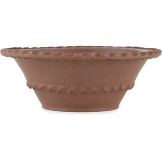 Chinese bonsai pots 135 mm round unglazed pot from China