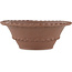 Pot à bonsaï rond non émaillé - 135 x 135 x 55 mm