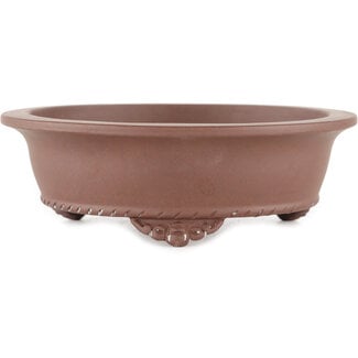 Chinese bonsai pots 135 mm round unglazed pot from China