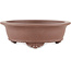 Round unglazed bonsai pot - 135 x 135 x 45 mm