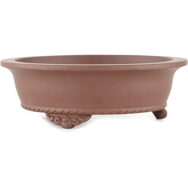 Pot à bonsaï rond non émaillé - 135 x 135 x 45 mm