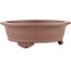 Round unglazed bonsai pot - 135 x 135 x 45 mm