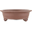 Round unglazed bonsai pot - 135 x 135 x 45 mm