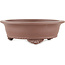 Round unglazed bonsai pot - 135 x 135 x 45 mm