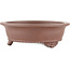 Round unglazed bonsai pot - 135 x 135 x 45 mm