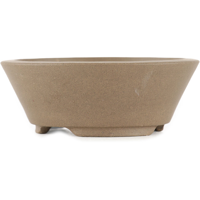 Runder unglasierter Bonsaitopf - 100 x 100 x 37 mm