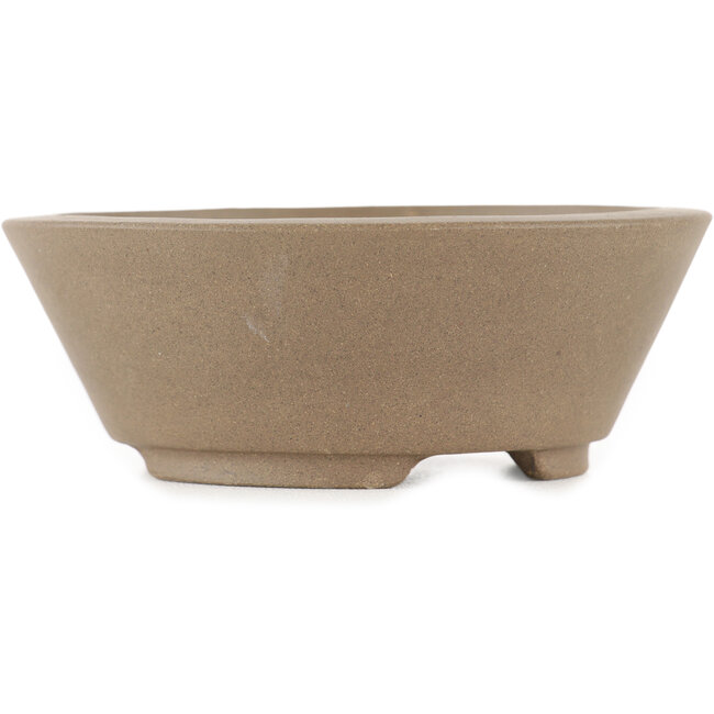 Maceta para bonsái redonda sin esmaltar - 100 x 100 x 37 mm