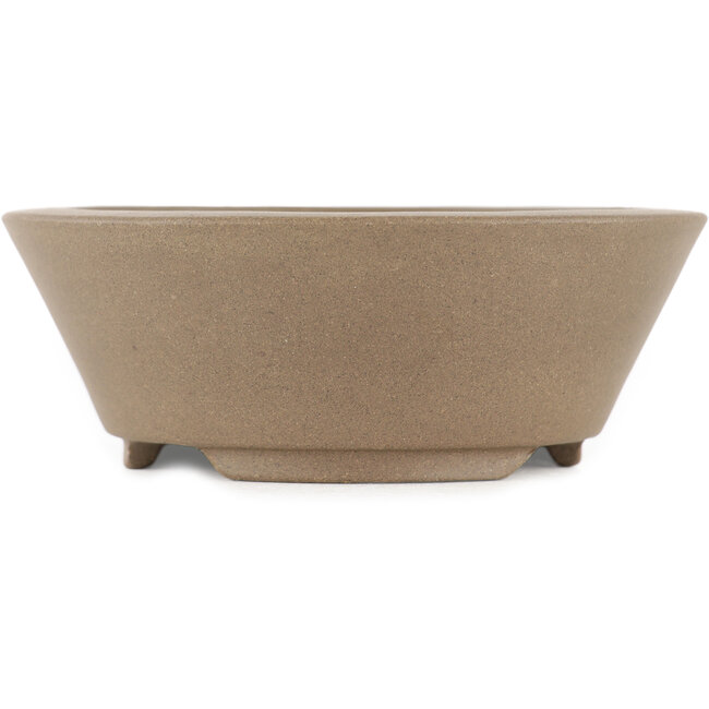 Pot à bonsaï rond non émaillé - 100 x 100 x 37 mm