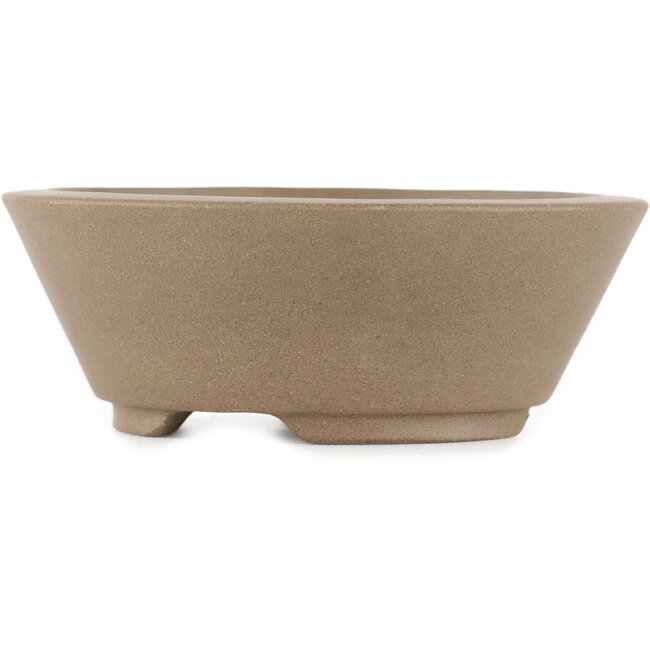 Maceta para bonsái redonda sin esmaltar - 100 x 100 x 37 mm