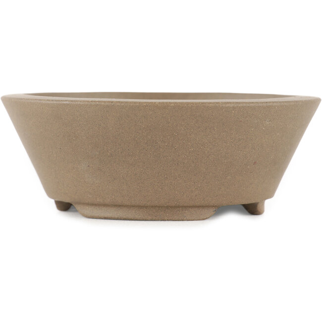 Maceta para bonsái redonda sin esmaltar - 100 x 100 x 37 mm