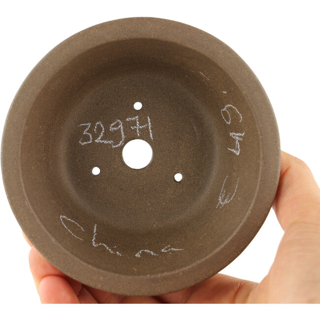 Vaso bonsai rotondo non smaltato - 100 x 100 x 37 mm