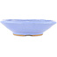 Runder blauer Bonsaitopf - 195 x 195 x 45 mm