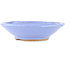 Runder blauer Bonsaitopf - 195 x 195 x 45 mm