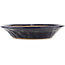 Round blue bonsai pot - 190 x 190 x 35 mm