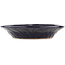 Round blue bonsai pot - 190 x 190 x 35 mm