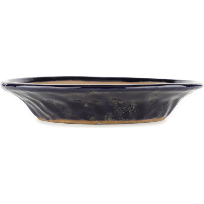 Pot à bonsaï rond bleu - 190 x 190 x 35 mm