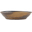 Pot à bonsaï rond marron - 155 x 155 x 35 mm