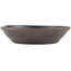 Round brown bonsai pot - 155 x 155 x 35 mm