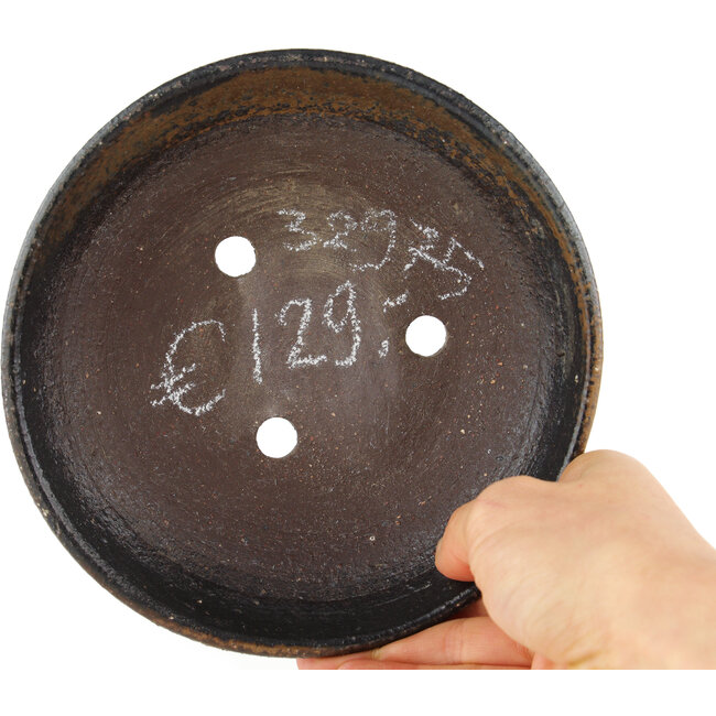 Vaso bonsai rotondo marrone - 155 x 155 x 35 mm