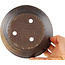 Ronde bruine bonsai pot - 155 x 155 x 35 mm
