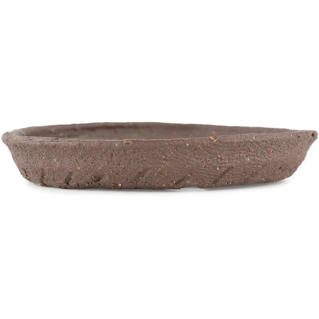 Ronde ongeglazuurde bonsaipot - 130 x 130 x 20 mm