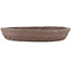 Round unglazed bonsai pot - 130 x 130 x 20 mm