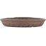 Round unglazed bonsai pot - 130 x 130 x 20 mm