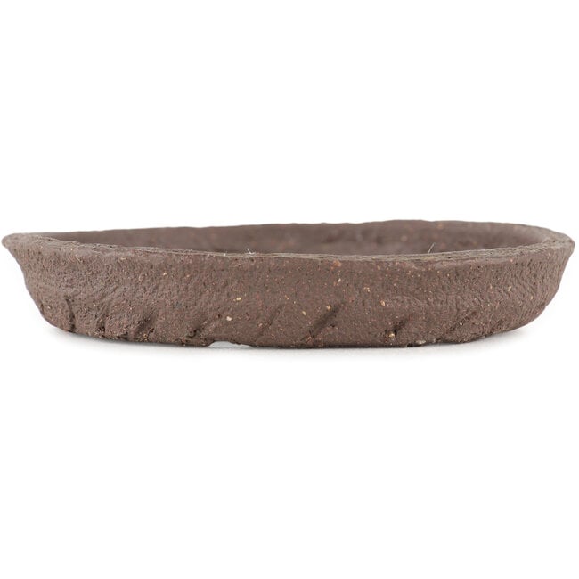 Runder unglasierter Bonsaitopf - 130 x 130 x 20 mm