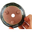 Pot à bonsaï rond vert - 95 x 95 x 45 mm