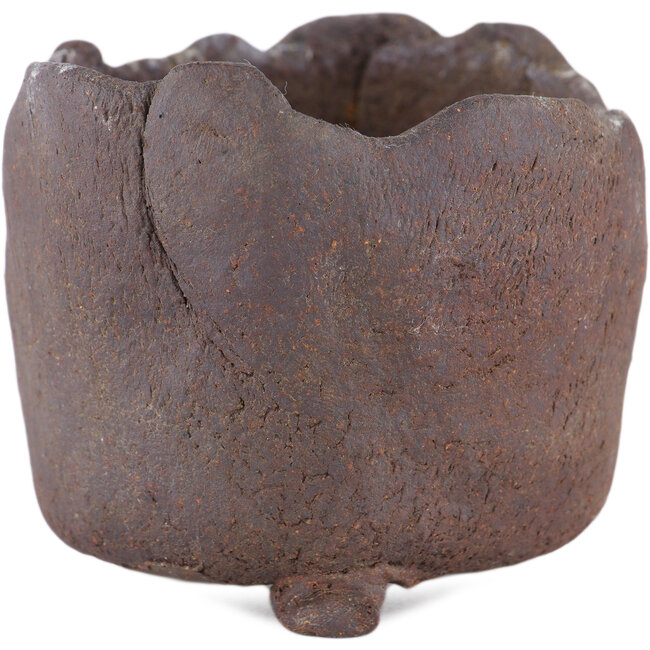 Pot à bonsaï rond non émaillé - 90 x 90 x 80 mm