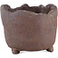 Pot à bonsaï rond non émaillé - 90 x 90 x 80 mm