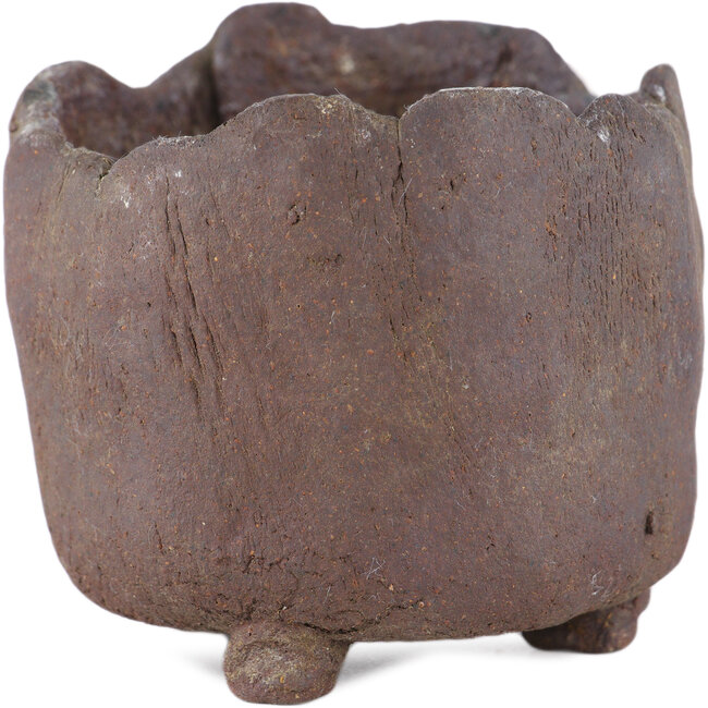 Runder unglasierter Bonsaitopf - 90 x 90 x 80 mm