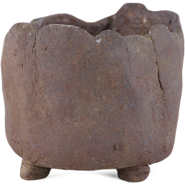 Pot à bonsaï rond non émaillé - 90 x 90 x 80 mm