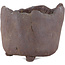 Pot à bonsaï rond non émaillé - 90 x 90 x 80 mm