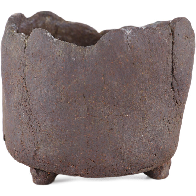 Pot à bonsaï rond non émaillé - 90 x 90 x 80 mm