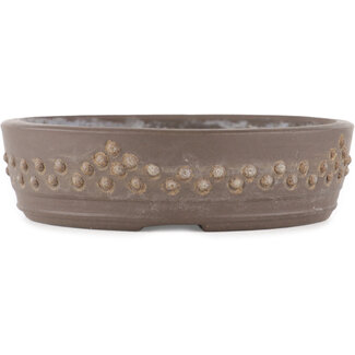 Other Tokoname 135 mm round unglazed bonsai pot by Tokoname, Tokoname