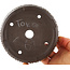 Pot à bonsaï rond non émaillé de Tokoname - 135 x 135 x 40 mm