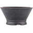 Round unglazed bonsai pot by Bigei - 120 x 120 x 63 mm