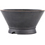 Round unglazed bonsai pot by Bigei - 120 x 120 x 63 mm