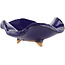 Vierkante blauwe bonsai pot van Hattori - 75 x 70 x 30 mm