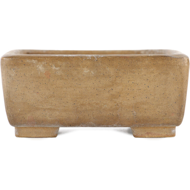 Rectangular unglazed bonsai pot by Wabashi - 100 x 85 x 45 mm