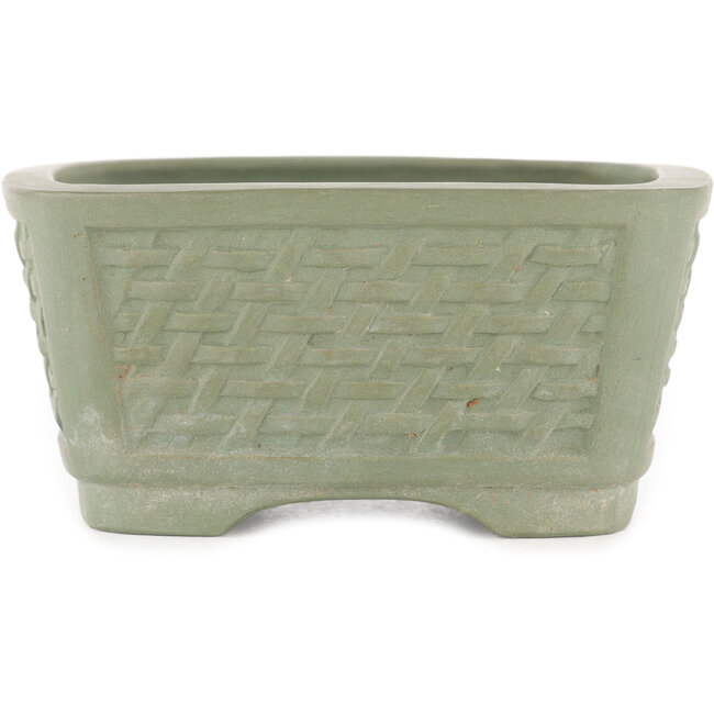Pot à bonsaï rectangulaire non émaillé - 100 x 80 x 50 mm