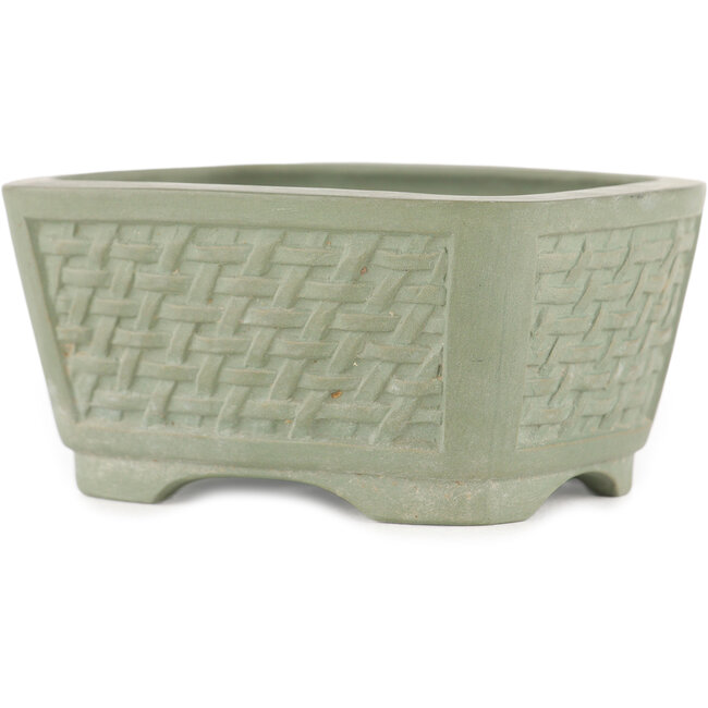 Vaso bonsai rettangolare non smaltato - 100 x 80 x 50 mm