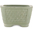 Pot à bonsaï rectangulaire non émaillé - 100 x 80 x 50 mm