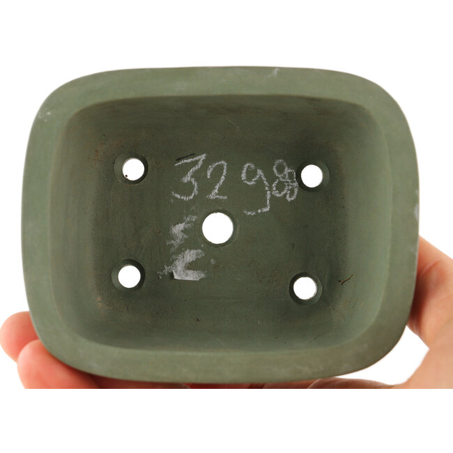 Maceta rectangular sin esmaltar para bonsái - 100 x 80 x 50 mm