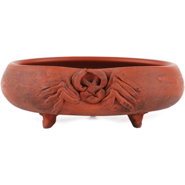 Pot à bonsaï rond non émaillé - 75 x 75 x 30 mm