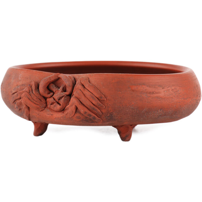 Vaso bonsai rotondo non smaltato - 75 x 75 x 30 mm