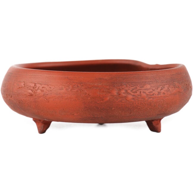 Runder unglasierter Bonsaitopf - 75 x 75 x 30 mm