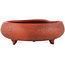 Pot à bonsaï rond non émaillé - 75 x 75 x 30 mm