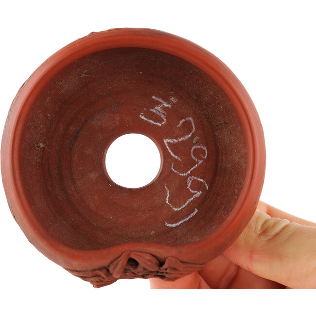 Maceta para bonsái redonda sin esmaltar - 75 x 75 x 30 mm